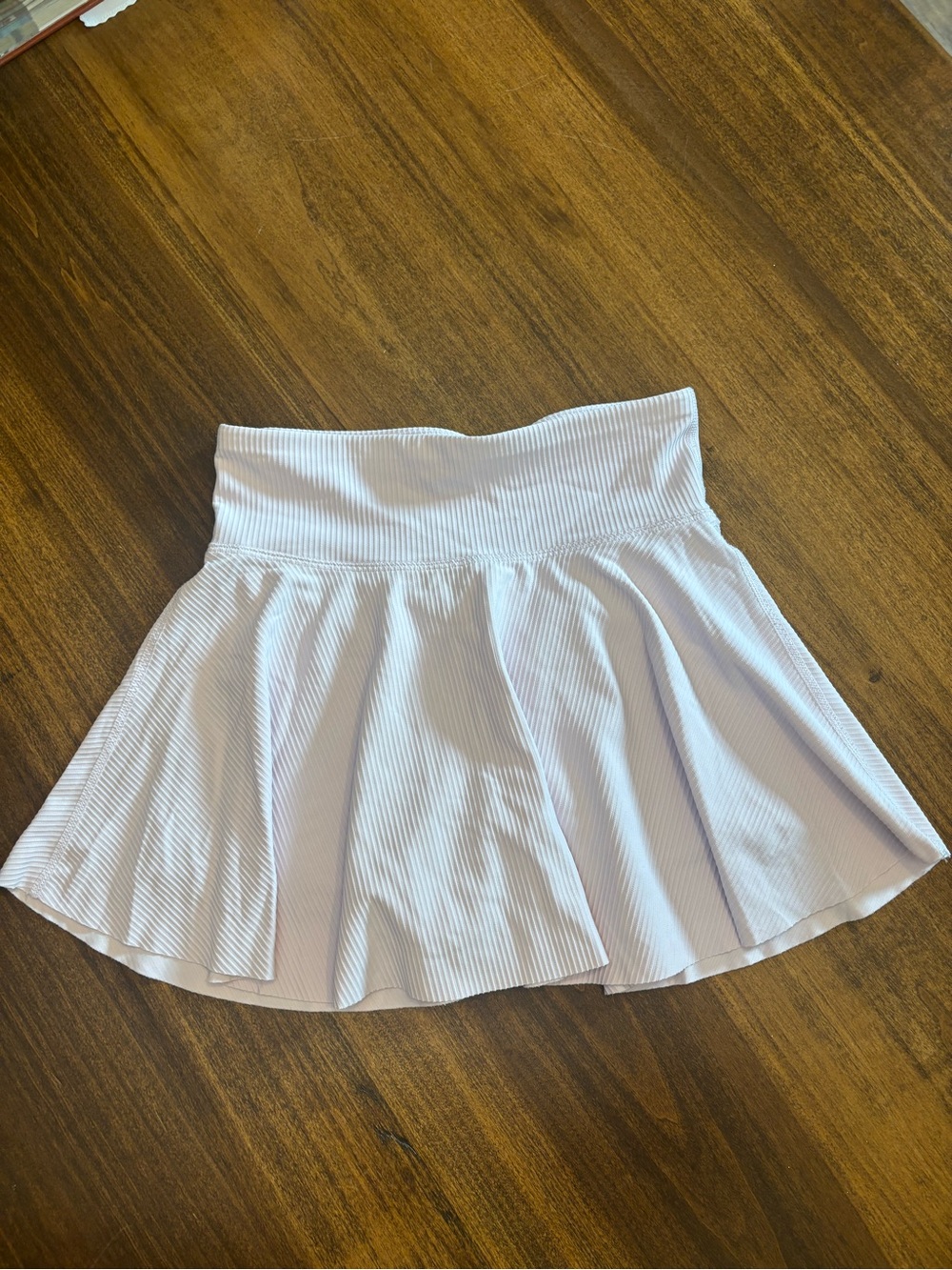 Old navy girls large 10/12 pale lavender Ribbed Flared athletic Skirt